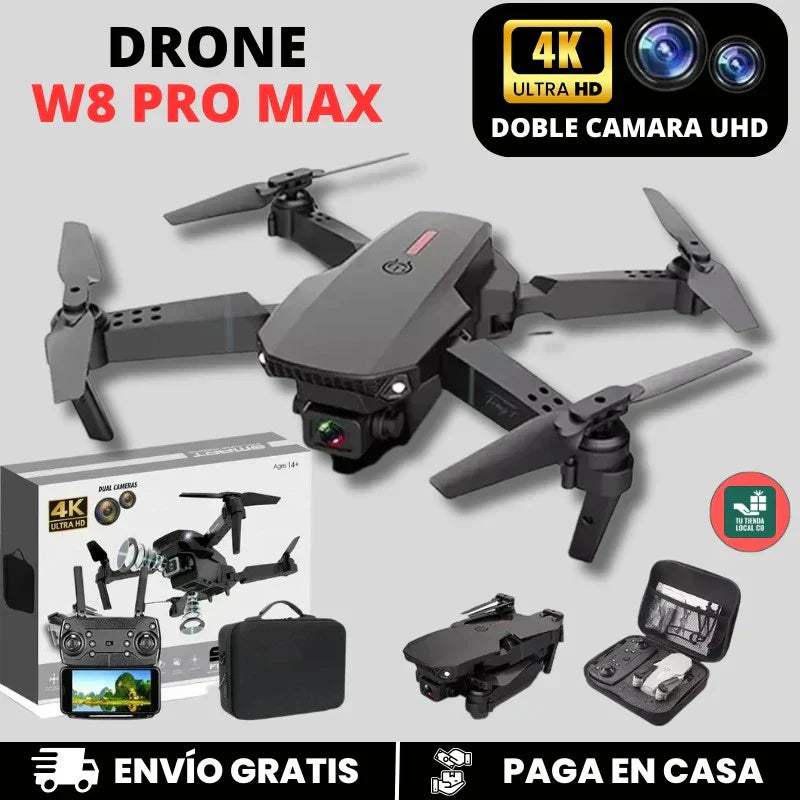 NUEVO DRONE  W8 PRO MAX 2025 CON INTELIGENCIA ARTIFICIAL + REGALO SORPRESA