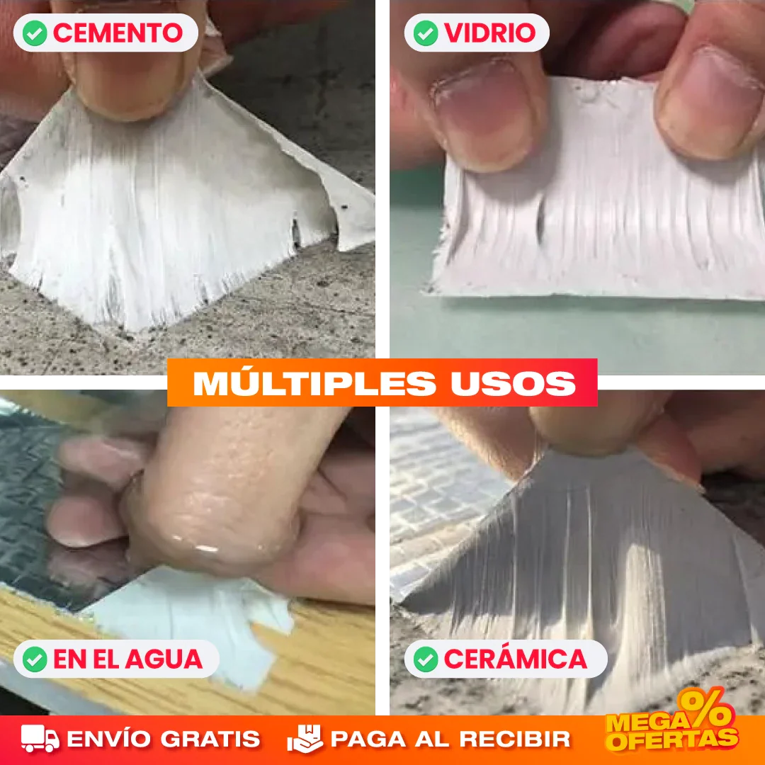 2x1 30 METROS CINTA IMPERMEABLE REPARA FUGAS