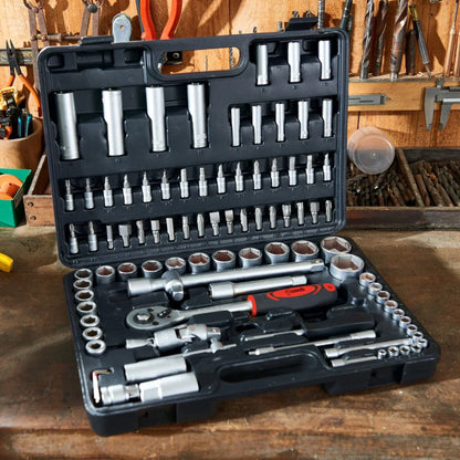 MOTOSIERRA INALAMBRICA MAKITA + 2 BATERIAS 48V + KIT CAJA DE HERRAMIENTAS 108PCS DE REGALO - PROMOCION CIERRE DE LA TIENDA